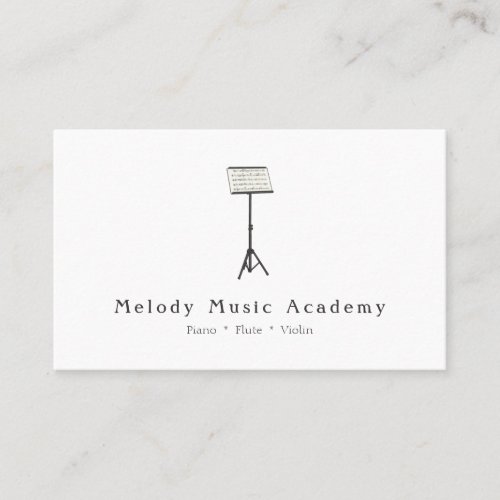 Music Academy Business Card