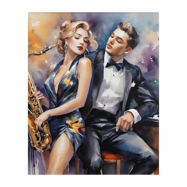 Music Acrylic Print (Front)