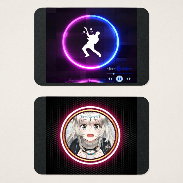 music and animated logo design (Front & Back)