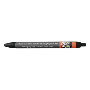 Music and Cheshire Cat Art Quotation Pen