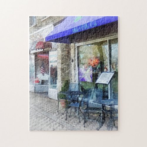 Music And Coffee Cafe Jigsaw Puzzle