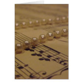 Music And Pearls Card (Front)