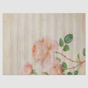 Music and Roses Series Design 15 Tissue Paper
