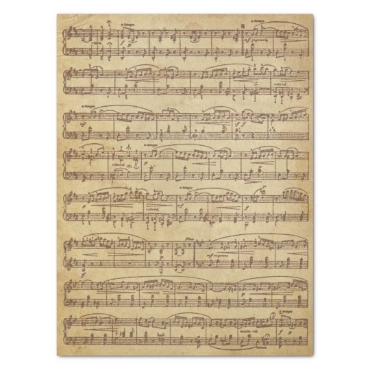 Music and Song Tissue Paper | Zazzle.com