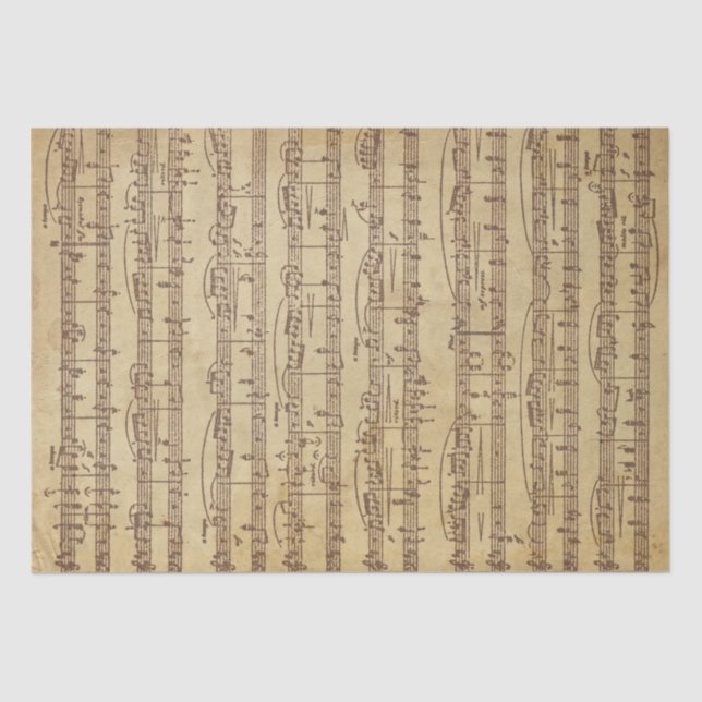 Music and Song Tissue Paper (Front)