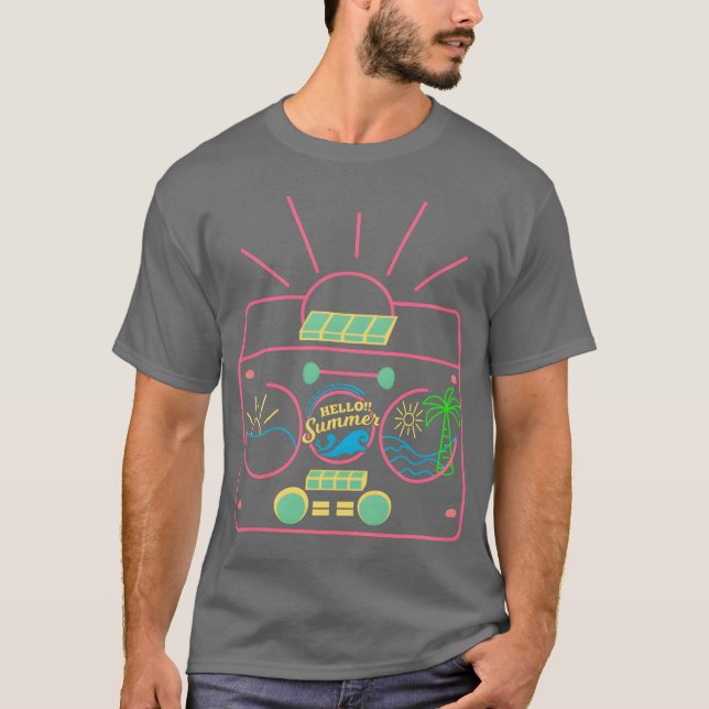 Music and summer family T-Shirt (Front)
