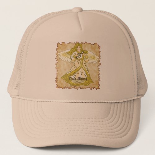 Music Angel custom name hat