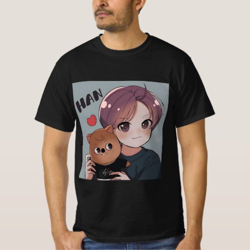 Music anime han T_Shirt