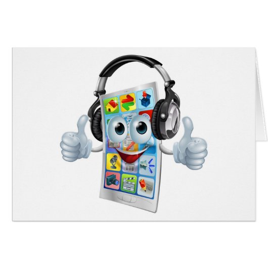 Music app cell phone (Front Horizontal)