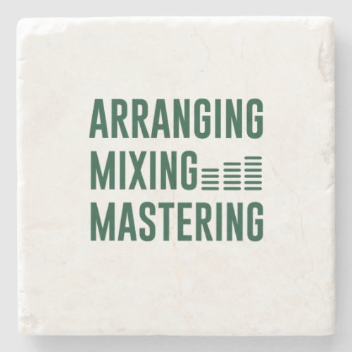 Music Arranging Mixing Mastering Stone Coaster