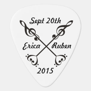 Music Arrow Crossing Guitar Pick