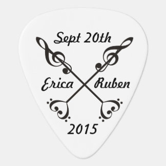 Music Arrow Crossing Guitar Pick