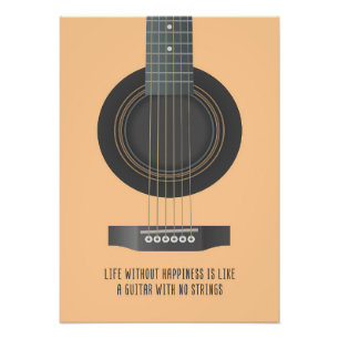 Music Art A Guitar With No Strings Photo Print