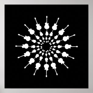 music art-decor / guitars poster