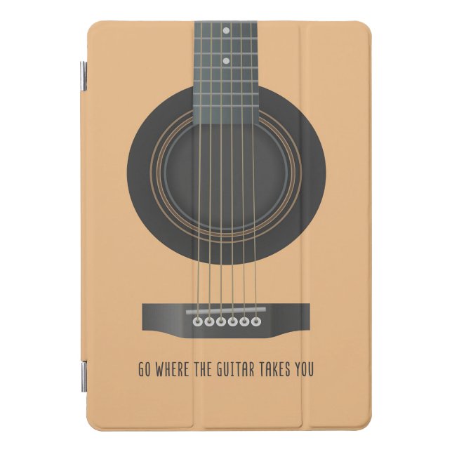Music Art Go Where The Guitar Takes You iPad Pro Cover (Front)