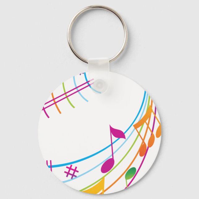 Music Art Keychain (Front)