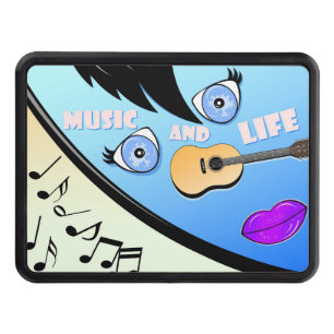 Music Art Music And Life Hitch Cover