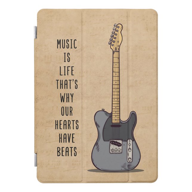 Music Art Music Is Life iPad Pro Cover (Front)