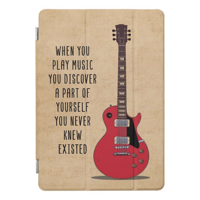 Music Art When You Play Music iPad Pro Cover (Front)