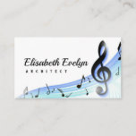 Music Background Business Card at Zazzle