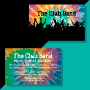 Music Band Cool Crowd Club Design Business Card at Zazzle