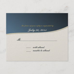 Music Bar Mitzvah/ Response Card