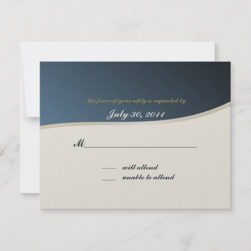 Music Bar Mitzvah/ Response Card Personalized Invitation