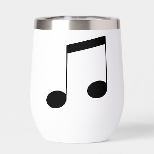 Music Beam Note, Thermal Wine Tumbler