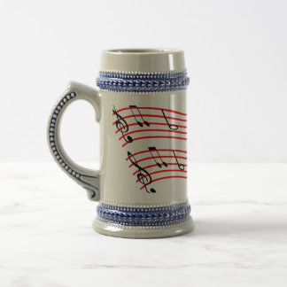 Music  beer stein