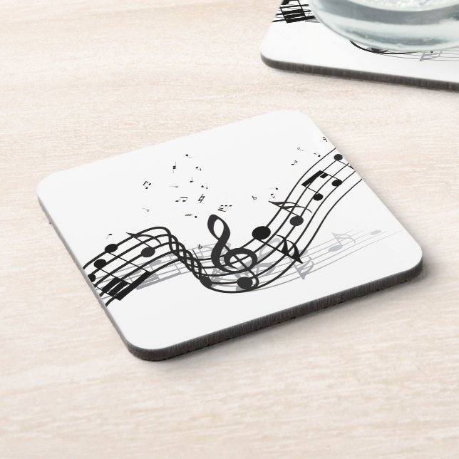 Music Beverage Coaster (Left Side)
