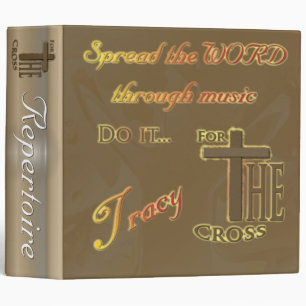 Music Binder for Tracy