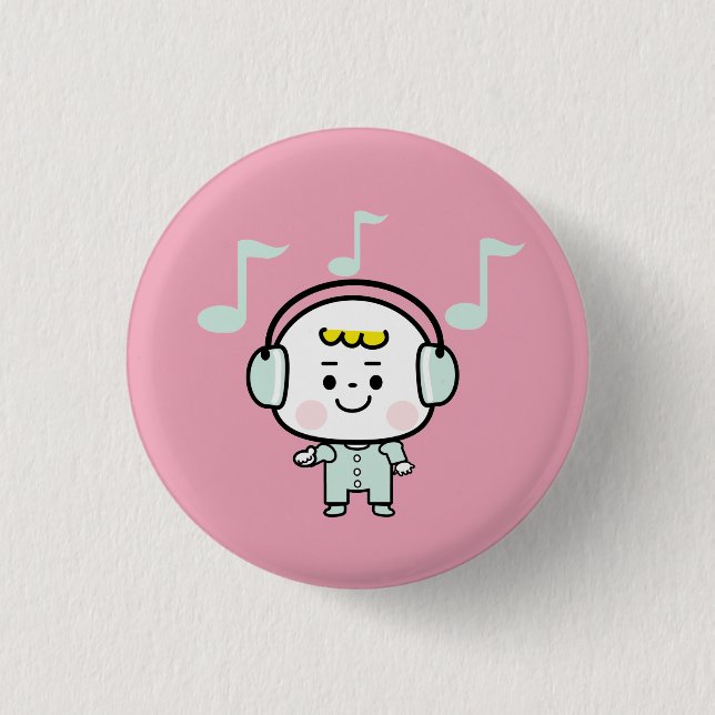 music boy button (Front)