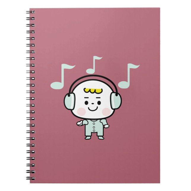 music boy notebook (Front)