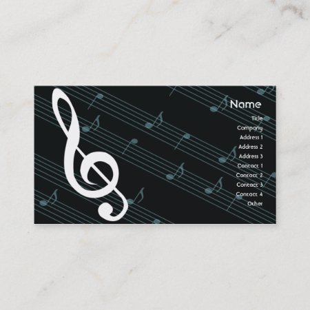 Music - Business Business Card