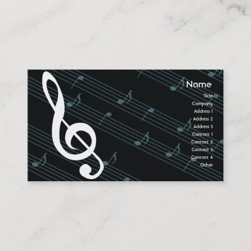 Music _ Business Business Card