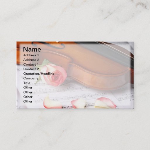 Customizable Music Business Business Card Templates