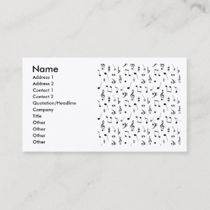 Music Business Card