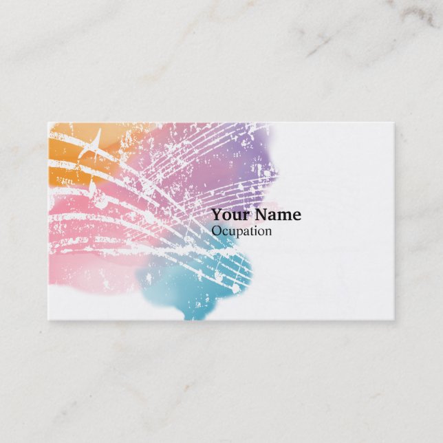 Music Business Card (Front)