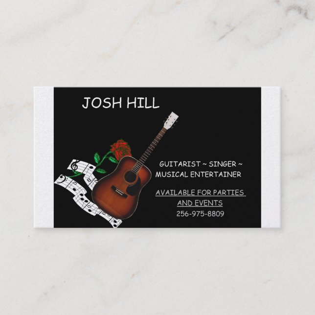 Music Business Card (Front)
