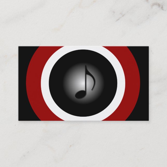 Music Business Card (Front)