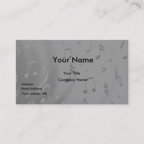 Music Business Card