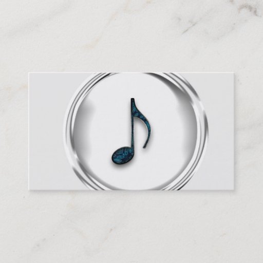Customizable Music Business Card