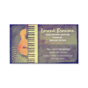 music business card