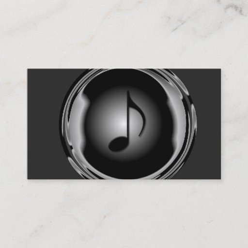 Customizable Music Business Card
