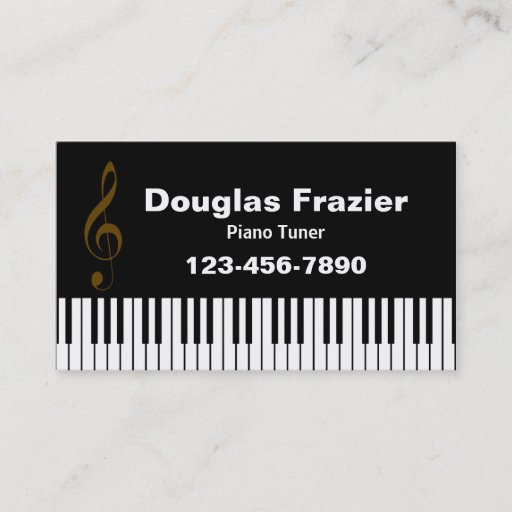 Customizable Music Business Card 2