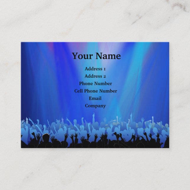 Music Business Card - Mosh Pit (Front)