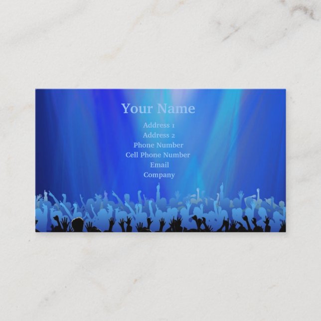 Music Business Card - Mosh Pit (Front)