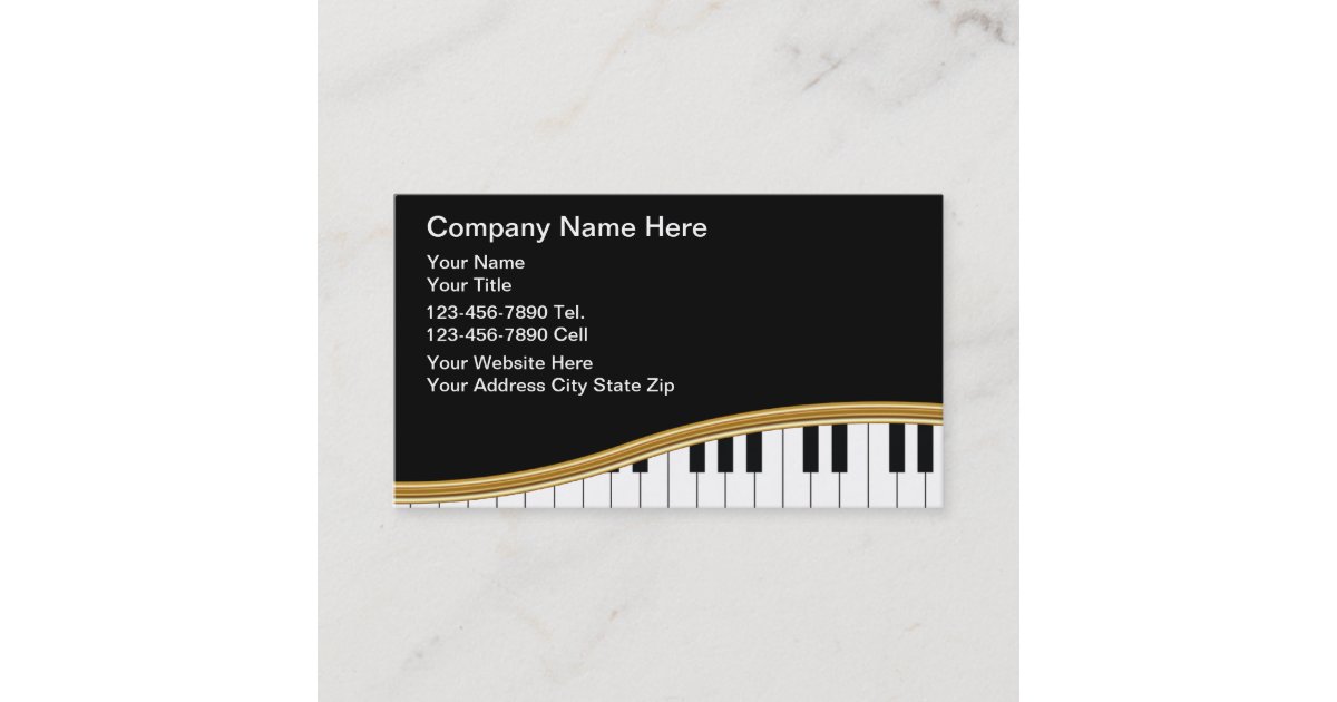 Music Business Cards | Zazzle
