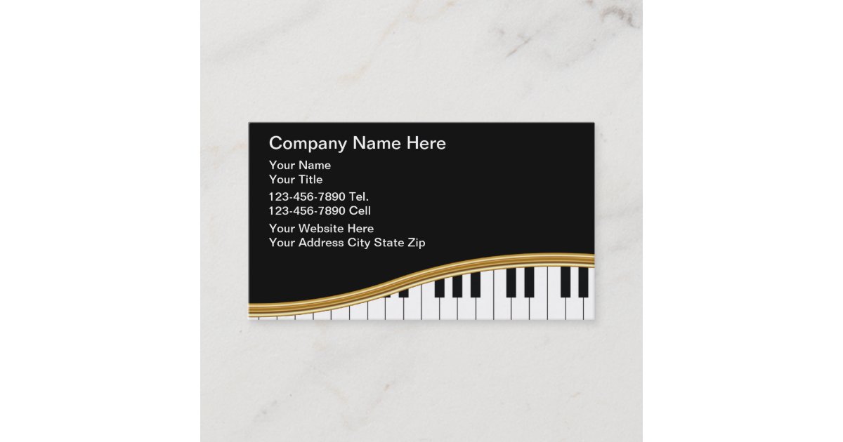 Music Business Cards | Zazzle.com