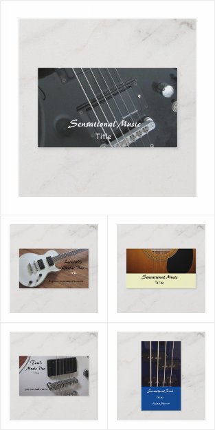 Music Business Cards